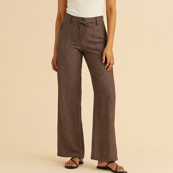 Dynamite Y2K Wide Leg Trousers - Picture 1 of 14